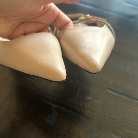 Zara Beige Pointed Flats - Picture 13 of 16